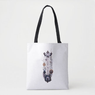 Minimalistische Artistieke "Miniatuurassemblage" G Tote Bag