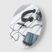 Minimalistische artistieke wandklok (Hoek)