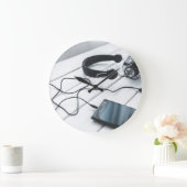 Minimalistische artistieke wandklok (Huis)