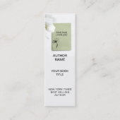 Minimalistische Auteur Bladwijzer Sjabloon met Boo Mini Visitekaartje (Voorkant)