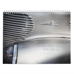 Minimalistische auto's Volume 2 Kalender