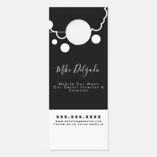 Minimalistische autowas mobiele detail interieur l deurhanger