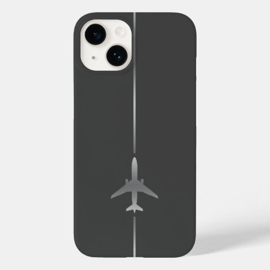 Minimalistische Aviation Case-Mate iPhone-hoes iPhone Case (Achterkant)
