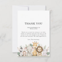 Minimalistische Avontuur Bosdieren Baby Shower