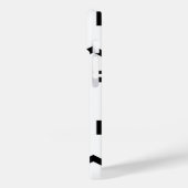 Minimalistische B & W Abstracte lijnen & vormen Case-Mate iPhone Case (Achterkant / Links)