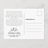 Minimalistische Baby Aankondiging 5 Foto Kerstmis (Achterkant)