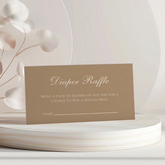 Minimalistische Baby Feet Geslacht Onthullen Luier Informatiekaartje