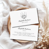 Minimalistische Baby Hands Logo - Geboortedoula, v Visitekaartje