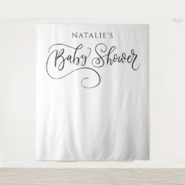Minimalistische baby shower foto prop achtergrond wandkleed