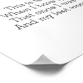 Minimalistische Baby voetafdrukken kinderkamer art Poster (Hoek)