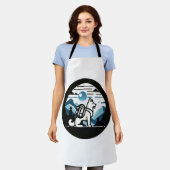 Minimalistische Backpacking Dog Schilderachtig Nat Schort (Gedragen)