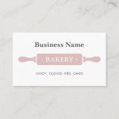 Minimalistische Bakkerij QR Social Media Visitekaartje (Voorkant)