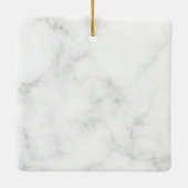 Minimalistische Ballerina Marble Ballet Slippers Keramisch Ornament (Achterkant)