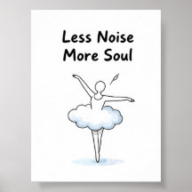 Minimalistische Balletdanser Ziel Citaten Kunst