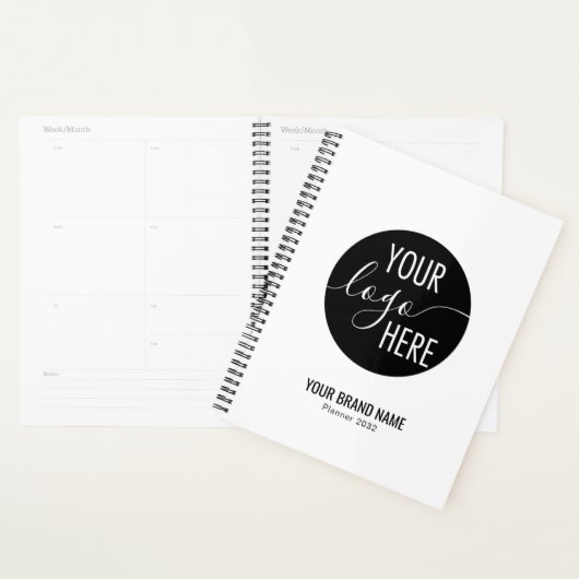 Minimalistische basis professionele bedrijf Logo Planner (Display)