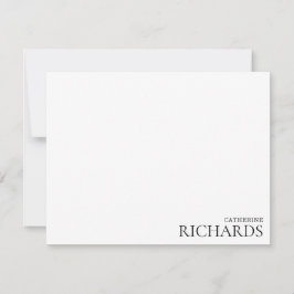 Minimalistische basistunnel notitiekaartje