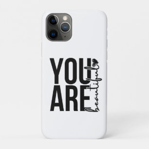 Minimalistische “Beautiful” typografie ontwerp – Z Case-Mate iPhone Case