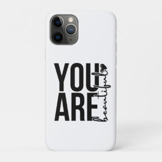 Minimalistische “Beautiful” typografie ontwerp – Z Case-Mate iPhone Case