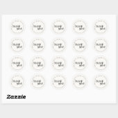 Minimalistische bedank sticker (Vel)