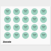 Minimalistische Bedankt Sticker voor Zakelijk Gebr (Vel)