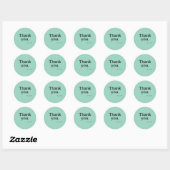 Minimalistische Bedankt Sticker voor Zakelijk Gebr (Vel)