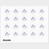 Minimalistische Bedankt Sticker voor Zakelijk Gebr (Vel)
