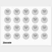 Minimalistische Bedankt Sticker voor Zakelijk Gebr (Vel)