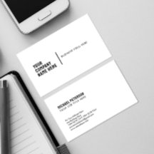 Minimalistische bedrijfsnaam op wit