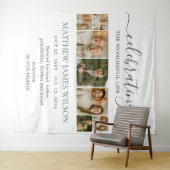 Minimalistische begrafenisviering Life Photo Colla Wandkleed (In Situ (horizontaal))