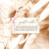 Minimalistische behuizing Kaart, slechts een opmer Informatiekaartje