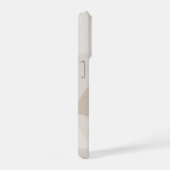 Minimalistische Beige Abstract iPhone Hoesje (Rechterkant)