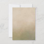 Minimalistische Beige Bloem Bedankkaart (Achterkant)