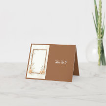 Minimalistische Beige Botanische Lijst Trouwtafel