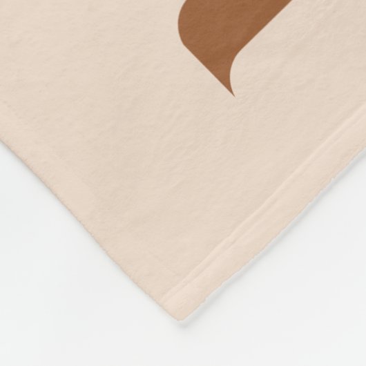 Minimalistische Beige Custom 5 Photo Besties Fleece Deken (Hoek)