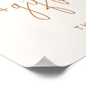 Minimalistische Beige Kaarten en cadeaubordje Poster (Hoek)