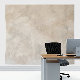 Minimalistische beige krijtwas muur steen textuur wandkleed