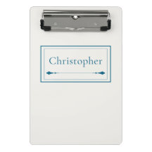 Minimalistische Beige & Navy Blau Gepersonaliseerd