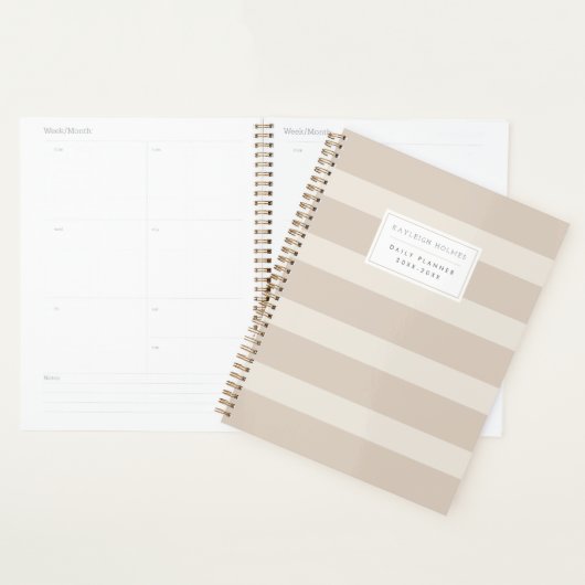 Minimalistische beige Planner (Display)