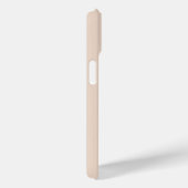 Minimalistische beige script aangepaste foto Case-Mate iPhone case (Achterkant / Rechts)