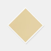 Minimalistische beige tan kameel effen modern servet (Hoek)