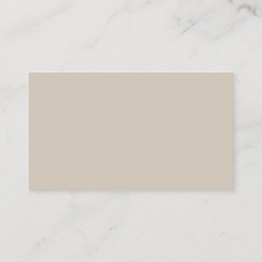 Minimalistische Beige Taupe Script bruiloft websit Informatiekaartje (Achterkant)