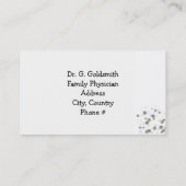 Minimalistische benoeming van Confetti Stippen-spe Afsprakenkaartje (Achterkant)