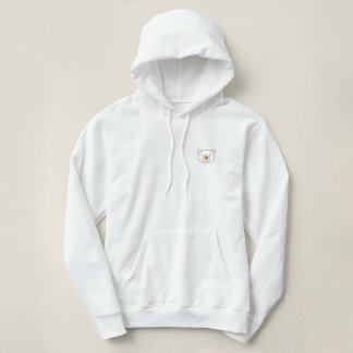 Minimalistische berengezicht hoodie - Cute Line Ar