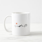 minimalistische berg koffiemok (Links)