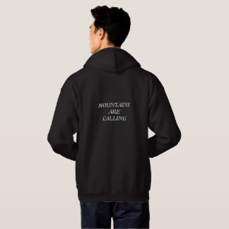 Minimalistische berg-rugzakker graphic - Alpin Hoodie
