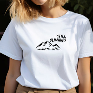 Minimalistische bergshirt met eenvoudig ontwerp ro t-shirt