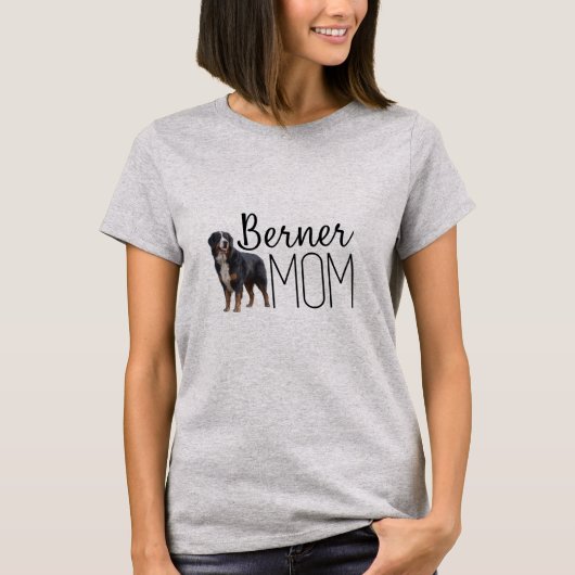 Minimalistische Berner Moeder Gift Berner Berner B T-shirt (Voorkant)