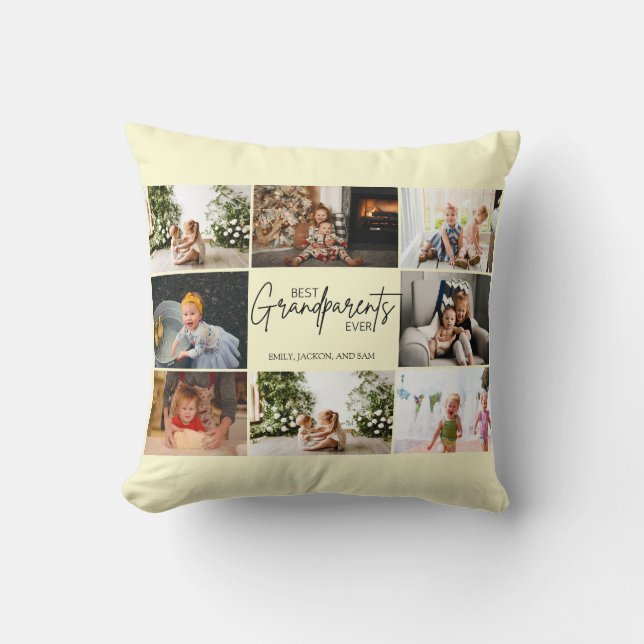 Minimalistische beste grootouders ooit op maat gem kussen (Voorkant)