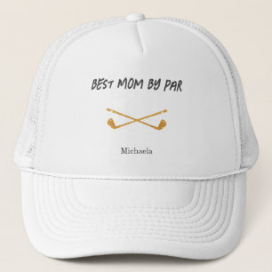 Minimalistische Beste Mama Glitter Golfclubs Trucker Pet