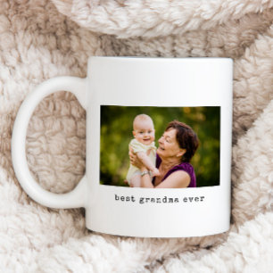 Minimalistische beste oma ooit foto koffiemok